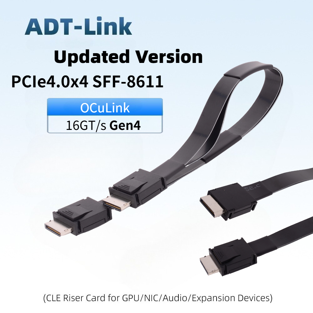 Oculink Egpu Mini Pc - Cabo de extensão ADT-Link PCI-E 4.0