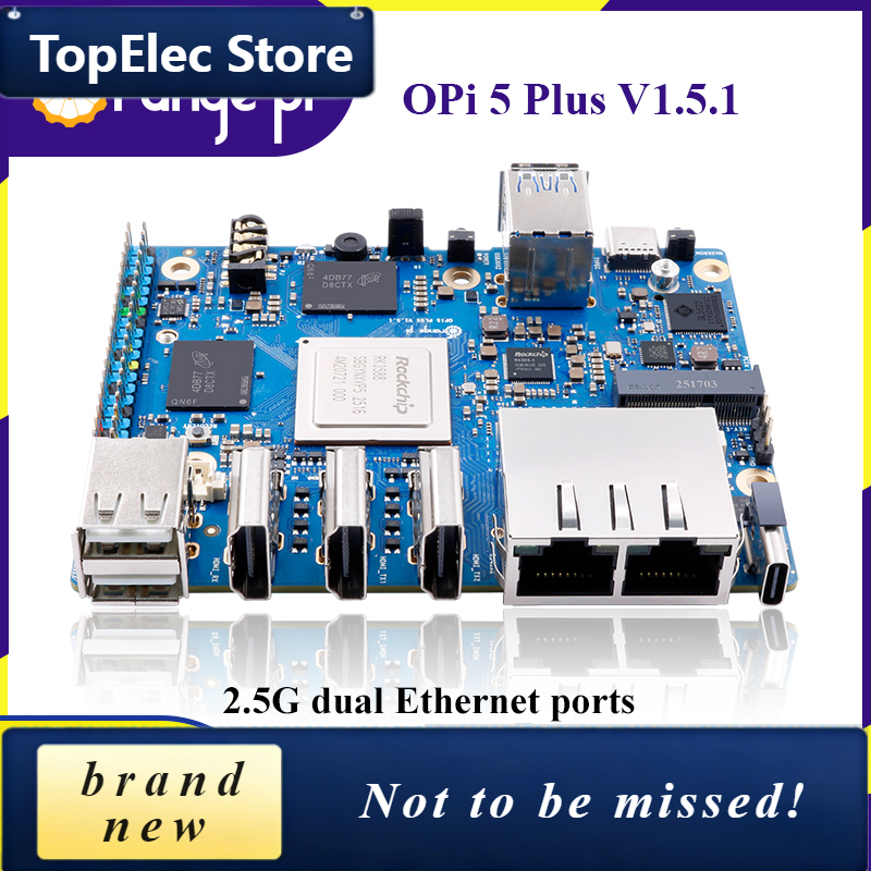 Orange Pi 5 Plus 16Gb - Computador de Placa Única TopElec OrangePi