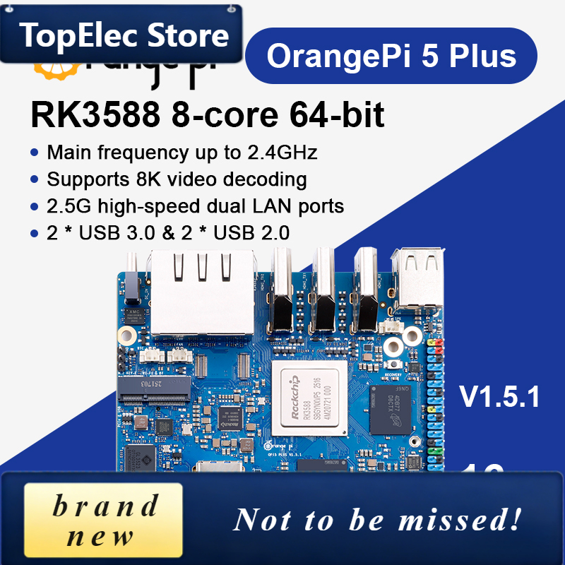 TopElec Orange Pi 5 Plus 16GB  - Orange Pi 5 Plus 16Gb avaliação e preço